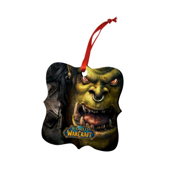 Worl of Warcraft, Christmas ornament polygon wooden 7.5cm