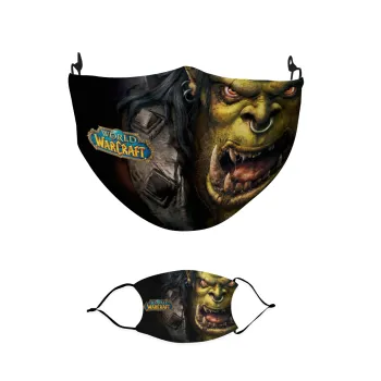 Worl of Warcraft, Μάσκα υφασμάτινη παιδική πολλαπλών στρώσεων με υποδοχή φίλτρου
