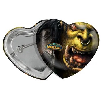 Worl of Warcraft, Κονκάρδα παραμάνα καρδιά (57x52mm)