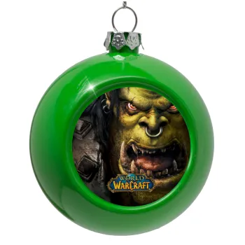 Worl of Warcraft, Στολίδι Χριστουγεννιάτικη μπάλα δένδρου Πράσινο 8cm