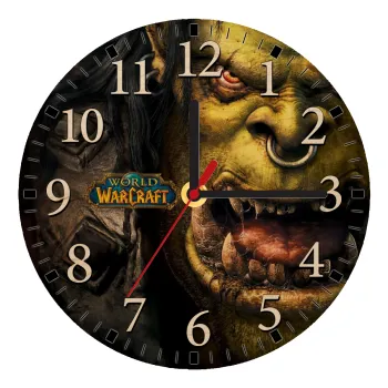 Worl of Warcraft, Ρολόι τοίχου ξύλινο plywood (20cm)
