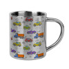 Colorful cars, Mug Stainless steel double wall 300ml