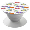 Colorful cars, Phone Holders Stand  White Hand-held Mobile Phone Holder