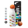 Bascetball Metal mug thermos, double wall, 550ml