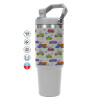 GREY color, 890ml (30oz) stainless Steel Tumbler with Handle
