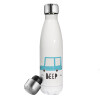 Car BEEP..., Metal mug thermos White (Stainless steel), double wall, 500ml
