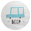 Car BEEP..., Επιφάνεια κοπής γυάλινη στρογγυλή (30cm)