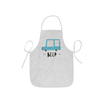 Car BEEP..., Ποδιά Σεφ ολόσωμη κοντή  Παιδική (44x62cm)