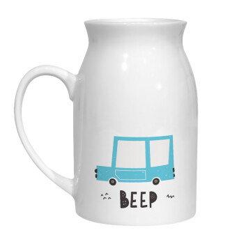 Car BEEP..., Milk Jug (450ml) (1pcs)