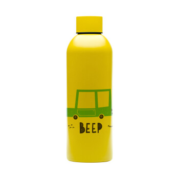 Car BEEP..., Μεταλλικό παγούρι νερού, 304 Stainless Steel 800ml