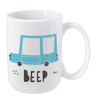Car BEEP..., Κούπα Mega, κεραμική, 450ml