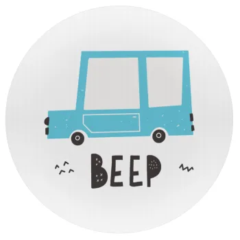 Car BEEP..., Mousepad Στρογγυλό 20cm