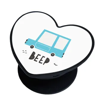 Car BEEP..., Phone Holders Stand  καρδιά Μαύρο Βάση Στήριξης Κινητού στο Χέρι