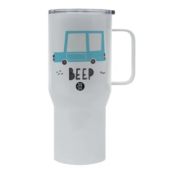 Car BEEP..., Mega Stainless steel Tumbler with lid, double wall 750L
