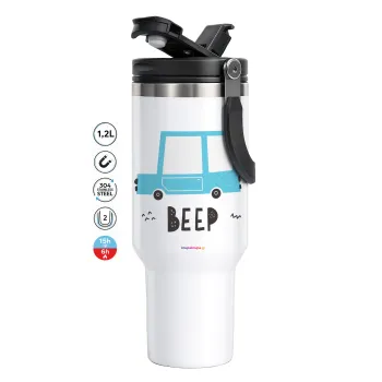 Car BEEP..., Mega Stainless steel Tumbler with lid, double wall 1,2L