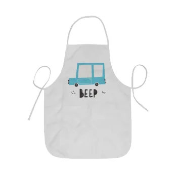 Car BEEP..., Ποδιά Σεφ ολόσωμη κοντή  Παιδική (44x62cm)