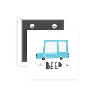 Car BEEP..., Κονκάρδα παραμάνα τετράγωνη 5x5cm