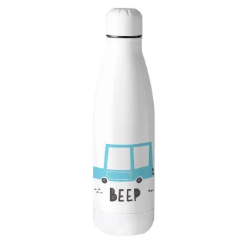 Car BEEP..., Metal mug thermos (Stainless steel), 500ml
