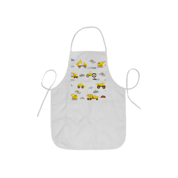 Car construction, Ποδιά Σεφ ολόσωμη κοντή  Παιδική (44x62cm)