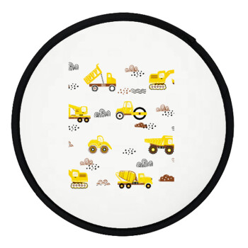 Αμαξάκια φορτωτές και μπουλντόζες, Βεντάλια υφασμάτινη αναδιπλούμενη με θήκη (20cm)