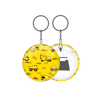 Car construction, Μπρελόκ μεταλλικό 5cm με ανοιχτήρι