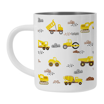 Car construction, Mug Stainless steel double wall 300ml