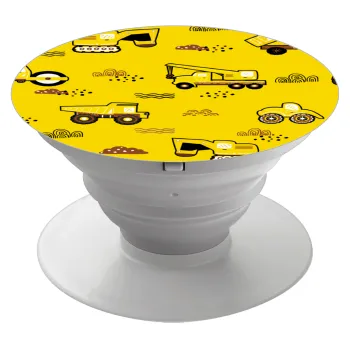 Αμαξάκια φορτωτές και μπουλντόζες, Phone Holders Stand  Λευκό Βάση Στήριξης Κινητού στο Χέρι