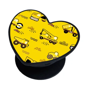 Car construction, Phone Holders Stand  καρδιά Μαύρο Βάση Στήριξης Κινητού στο Χέρι