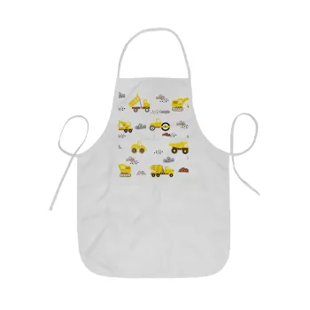 Car construction, Ποδιά Σεφ ολόσωμη κοντή  Παιδική (44x62cm)