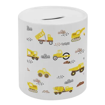 Car construction, Κουμπαράς πορσελάνης με τάπα