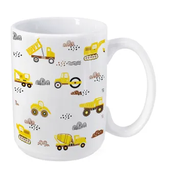 Car construction, Κούπα Mega, κεραμική, 450ml