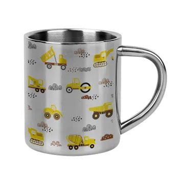 Car construction, Mug Stainless steel double wall 300ml