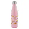 Μεταλλικό παγούρι θερμός Ροζ Ιριδίζον (Stainless steel), διπλού τοιχώματος, 500ml