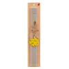 Easter Set, wooden keychain & scented Easter candle flat (30cm) (GRAY)
