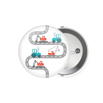 excavator along road, Κονκάρδα παραμάνα 7.5cm