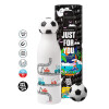 Soccer Metal mug thermos, double wall, 550ml