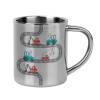 Mug Stainless steel double wall 300ml