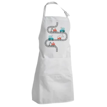 Αμαξάκια στον δρόμο, Ποδιά Σεφ Ολόσωμη Ενήλικων (με ρυθμιστικά και 2 τσέπες)