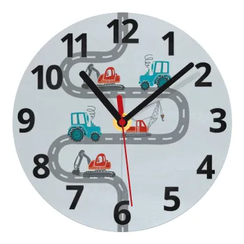 Αμαξάκια στον δρόμο, Ρολόι τοίχου γυάλινο (20cm)