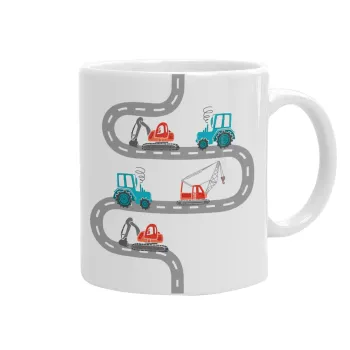 Αμαξάκια στον δρόμο, Κούπα, κεραμική, 330ml