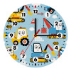 Wooden wall clock (20cm)