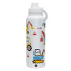 1L Stainless Steel Thermal Bottle with Phone Holder & Double Wall Insulation