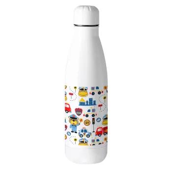 Rescue team cartoon, Metal mug thermos (Stainless steel), 500ml