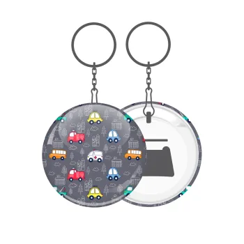 Hand drawn childish set with cars, Μπρελόκ μεταλλικό 5cm με ανοιχτήρι