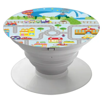 City road track maps, Phone Holders Stand  Λευκό Βάση Στήριξης Κινητού στο Χέρι