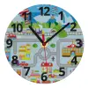 Ρολόι τοίχου γυάλινο (20cm)