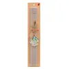 Easter Set, wooden keychain & scented Easter candle flat (30cm) (GRAY)