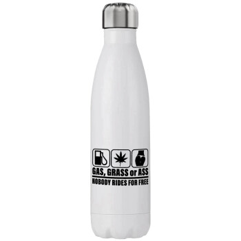 Gas, Grass or Ass, Stainless steel, double-walled, 750ml