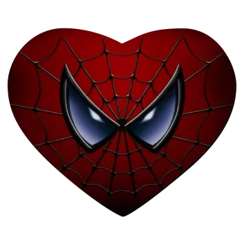 Spiderman mask, Mousepad heart 23x20cm