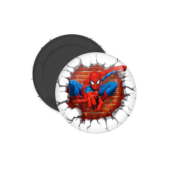 Spiderman wall, Μαγνητάκι ψυγείου στρογγυλό διάστασης 5cm